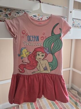 Disney Ariel 'Ocean Princess' Pink Peplum Shirt
